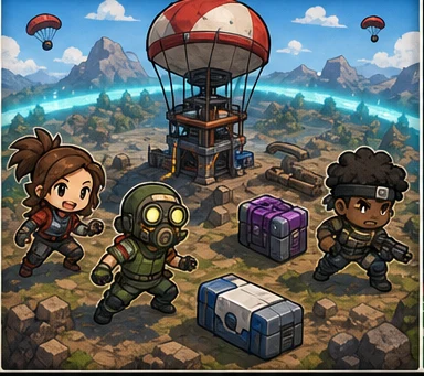 Apex：跳伞塔、补给箱、毒圈、小队